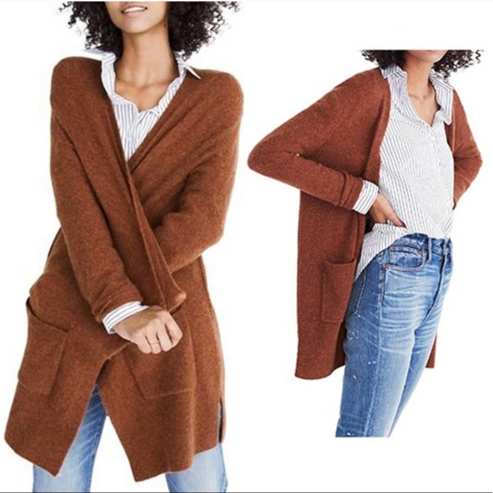 Madewell Kent Cardigan Sweater in Coziest Yarn